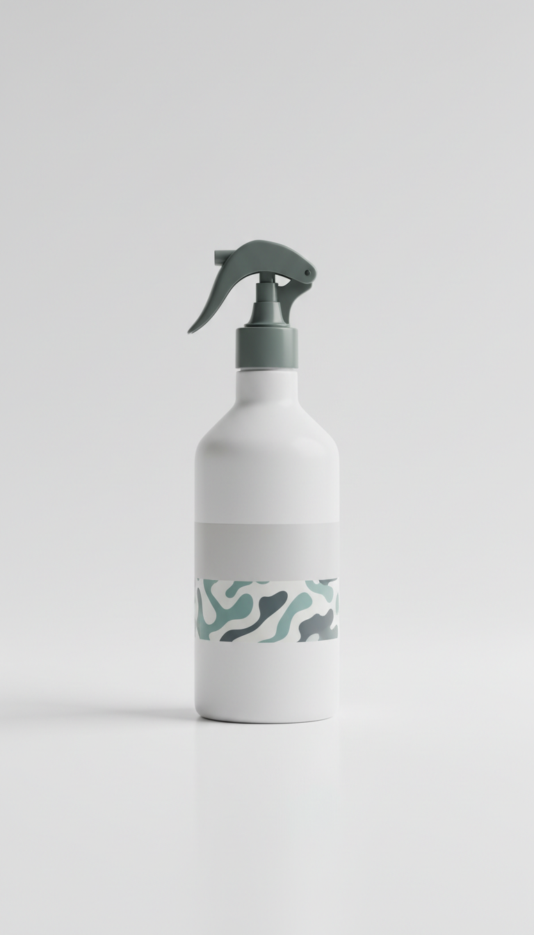 Premium Cleaning Solution Glass Bottle
